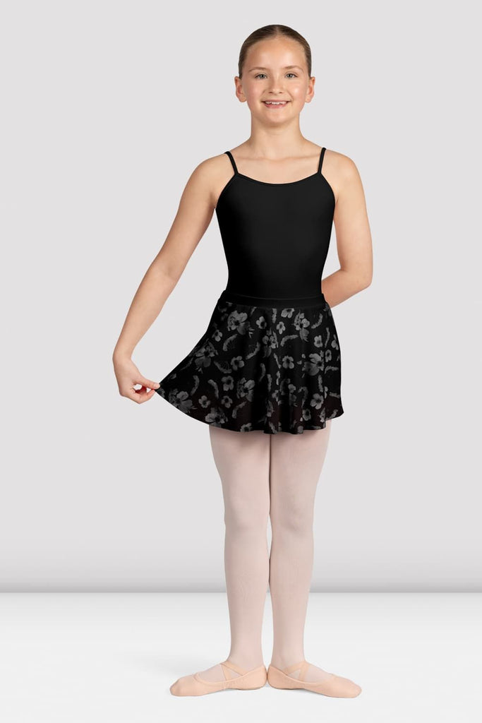 Girls Grace Floral Mesh Skirt - BLOCH US