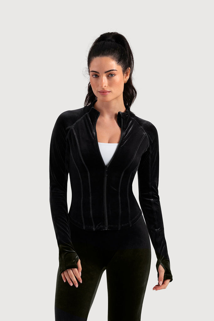 Ladies Apex Velvet Contour Jacket - BLOCH US