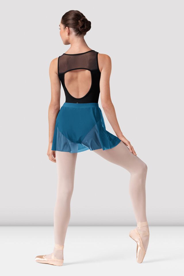 Ladies Zoe Floral Mesh Skirt - BLOCH US