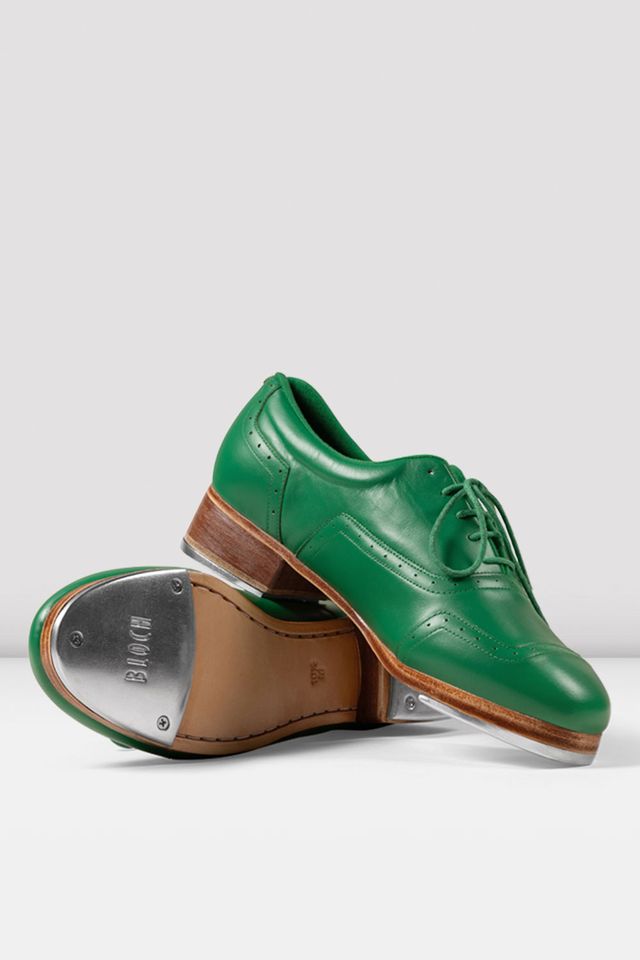 BLOCH Mens Jason Samuels Smith Smooth Leather Tap Shoes, Emerald Smooth Leather, Size: 10.5 BLOCH Mens Jason Samuels Smith Smooth Leather Tap Shoes, Emerald Smooth Leather, Size: 10.5