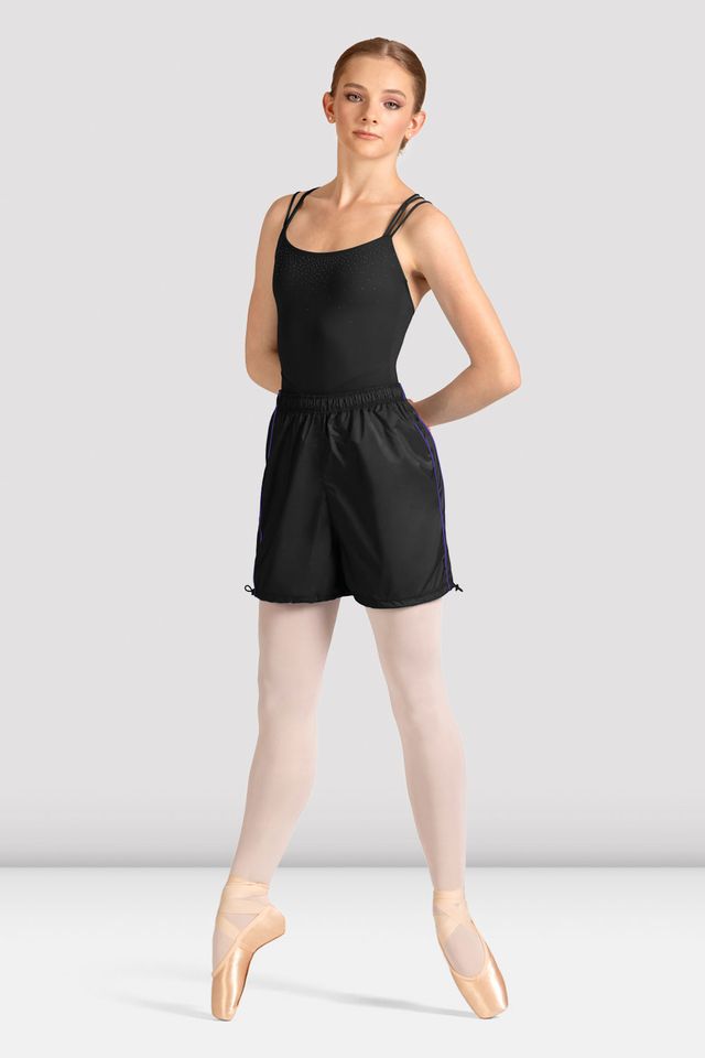 Ladies Mirella Celeste Piping Ripstop Short, Black – BLOCH Dance US