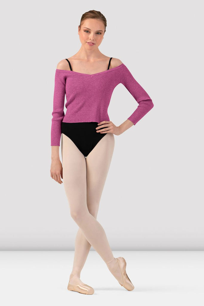 Ladies Lyra Cropped Knit Sweater - BLOCH US