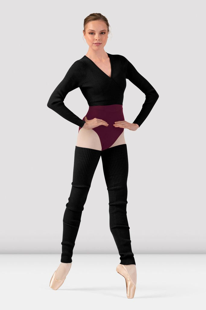 Ladies Celeste Knit Wrap Top - BLOCH US