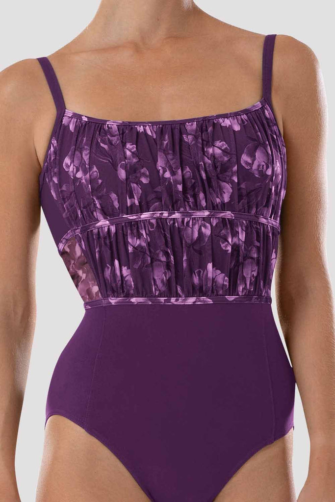 Ladies Ayla Floral Camisole Leotard - BLOCH US