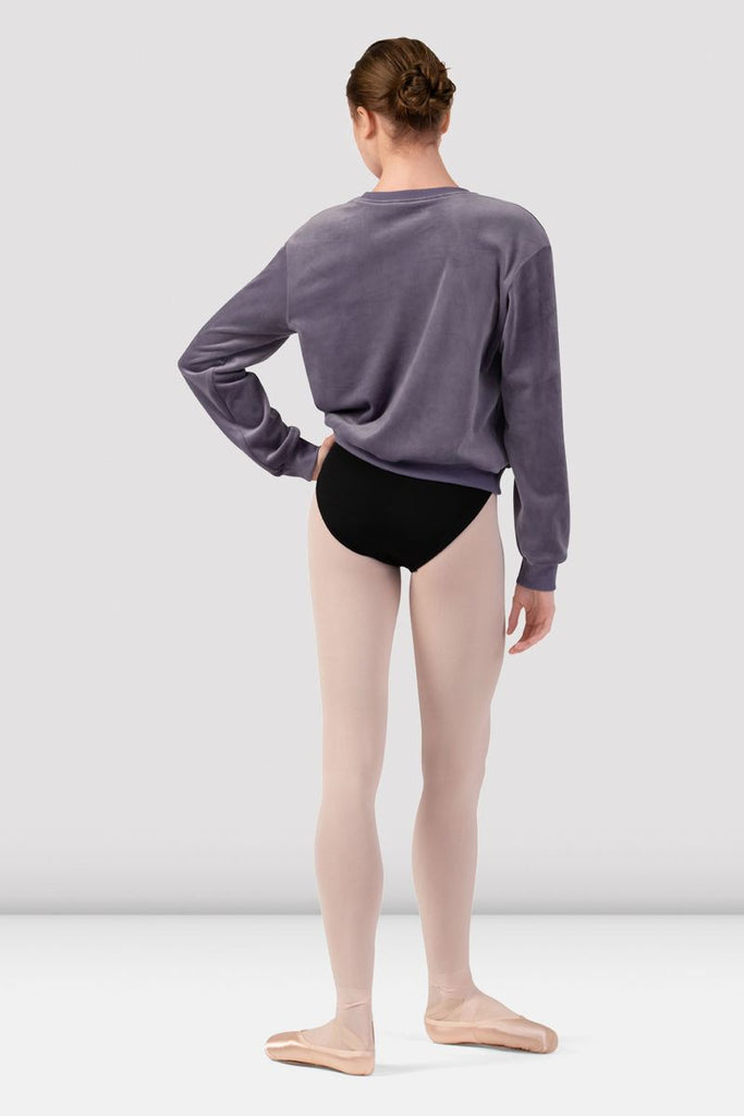 Ladies Caroline Velvet Crew Neck Jumper - BLOCH US