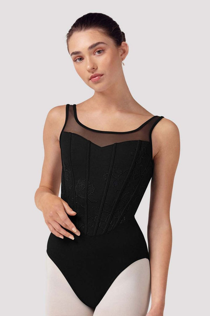 Ladies Isabella Floral Scoop Back Leotard - BLOCH US