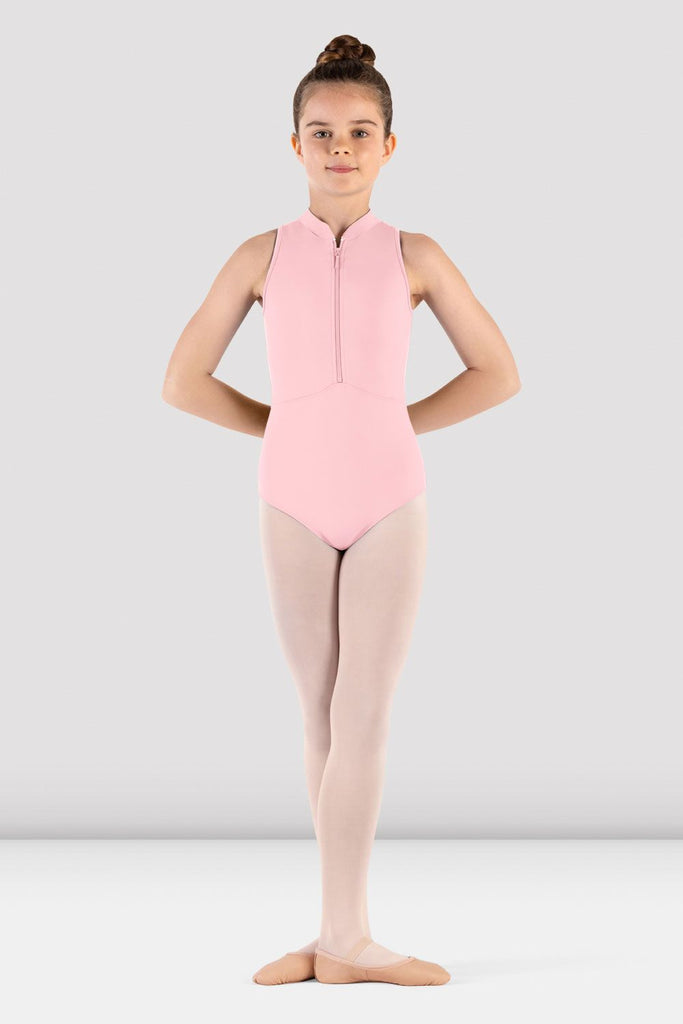 Girls Rosey Zip Front Leotard - BLOCH US