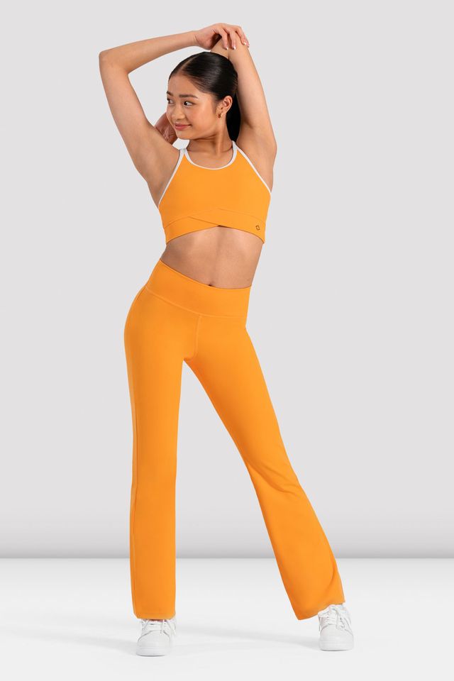 Girls Signature Flare Legging - BLOCH US