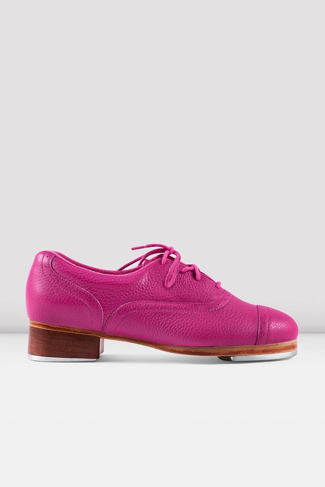 Bloch Ladies Jason Samuels Smith Pebble Leather Tap Shoes, Fuchsia Pebble Leather, Size: 12 Bloch Ladies Jason Samuels Smith Pebble Leather Tap Shoes, Fuchsia Pebble Leather, Size: 12