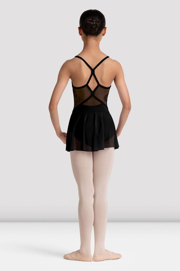 Girls Jesse Floral Skirted Camisole Leotard - BLOCH US