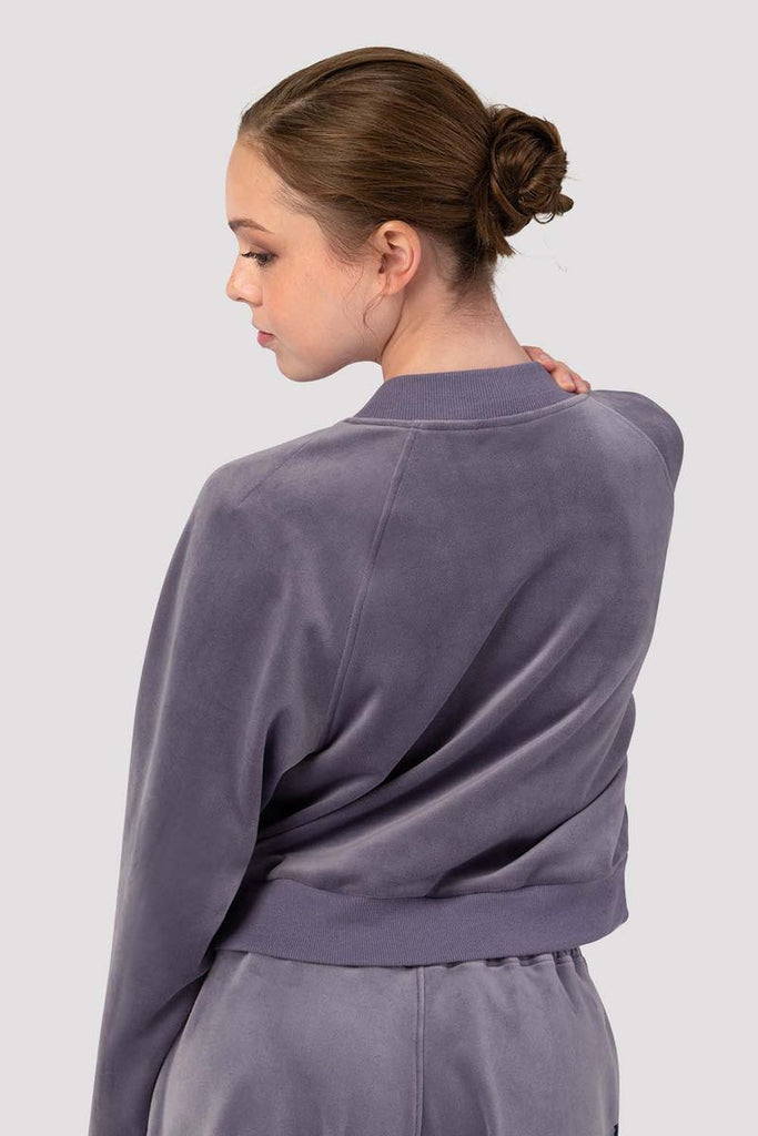 Ladies Amanda Velvet Bomber Jacket - BLOCH US