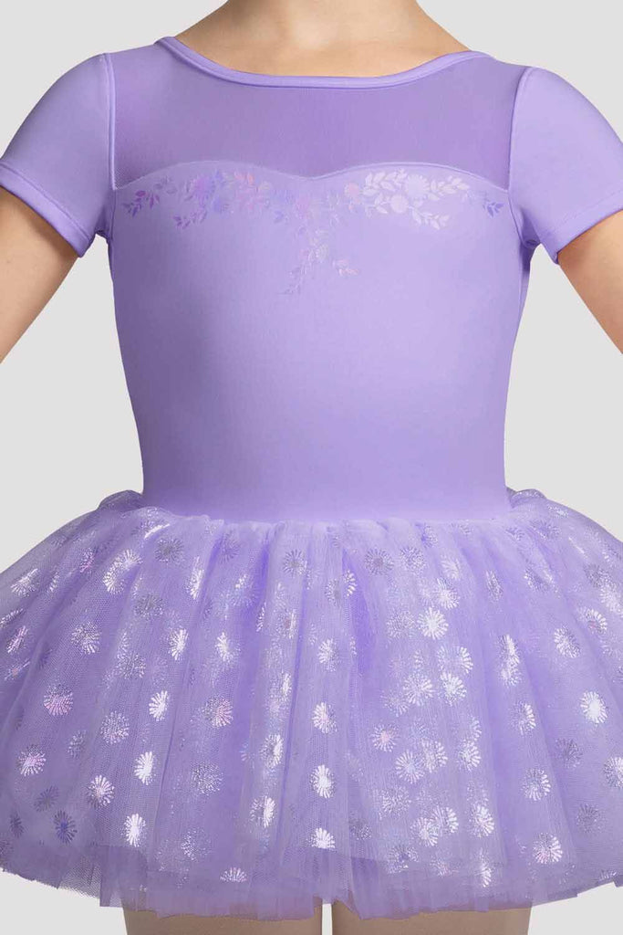 Girls Mirella Glow Girl Cap Sleeve Tutu Dress - BLOCH US