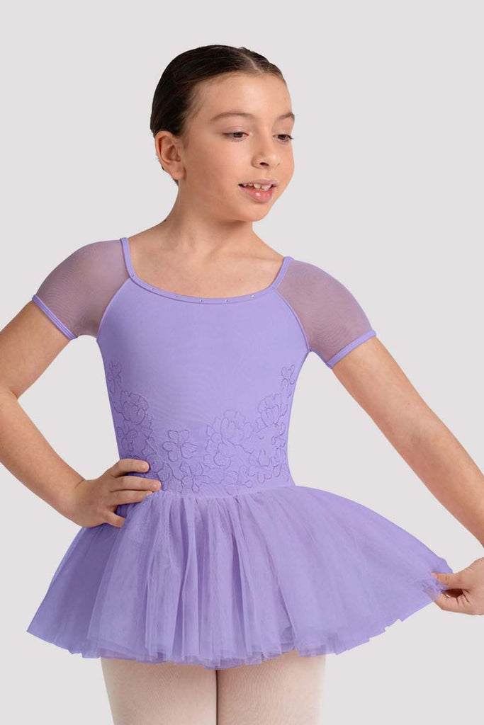 Girls Lucy Floral Cap Sleeve Tutu Dress - BLOCH US