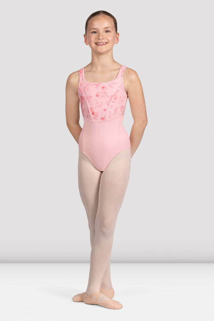 Girls Hadley Floral Tank Leotard - BLOCH US