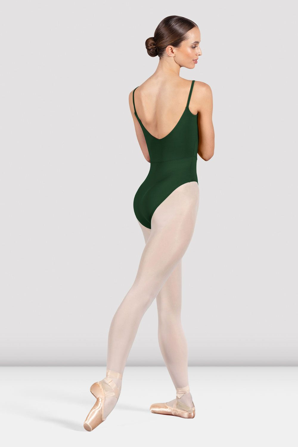Ladies Ruby Scoop Back Leotard - Evergreen
