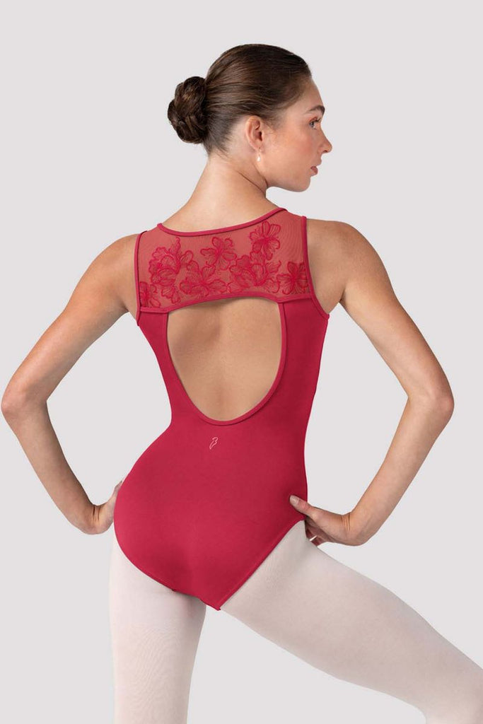 Ladies Layla Floral Tank Leotard - BLOCH US