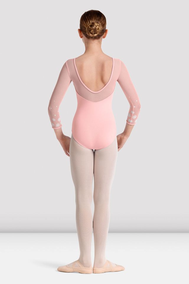 Girls Mirella Kaleidoscope 3/4 Sleeve Leotard - BLOCH US