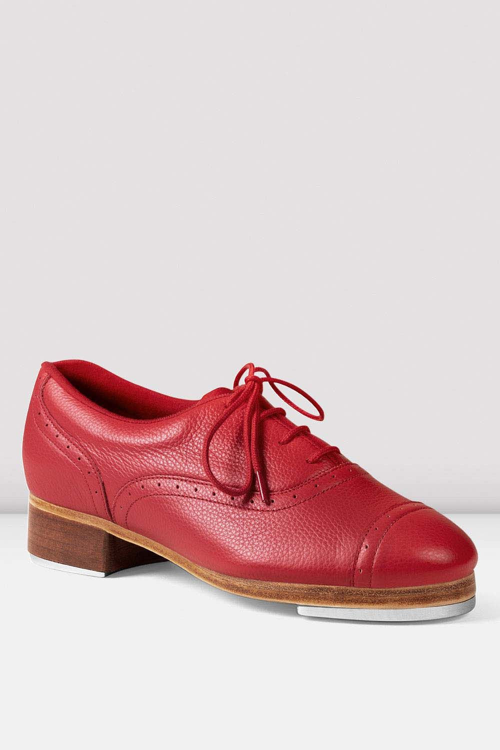 Ladies Jason Samuels Smith Pebble Leather Tap Shoes, Red – BLOCH