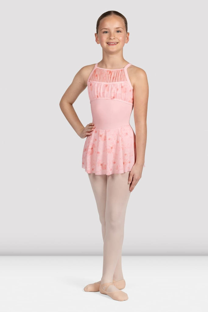 Girls Hazel Floral Camisole Skirted Leotard - BLOCH US