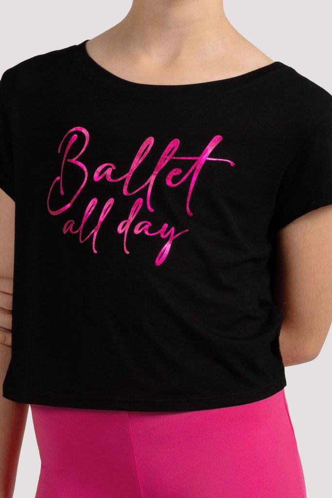 Girls Mirella Ballet Print Top - BLOCH US