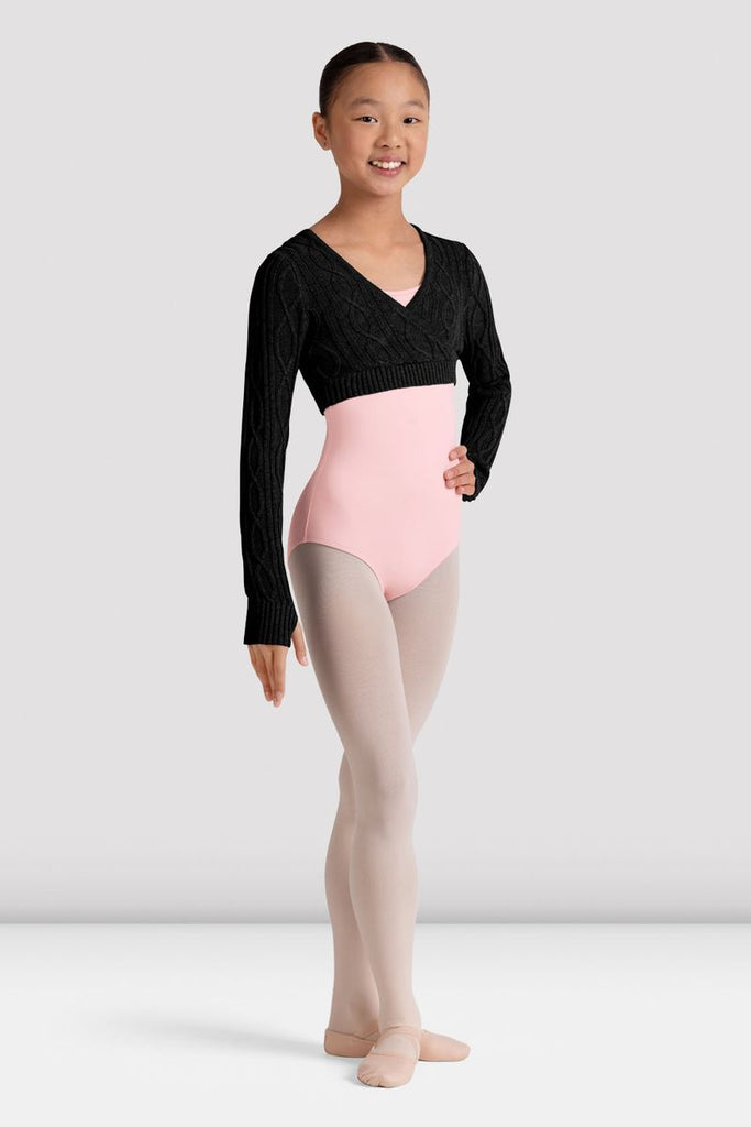 Girls Yalda Long Sleeve Wrap Top - BLOCH US