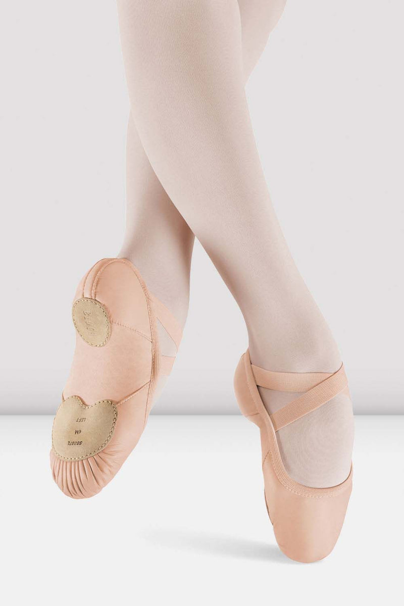 Ladies Enhance Leather Ballet Shoes, Pink BLOCH Dance US