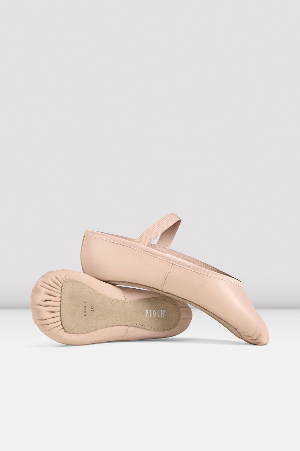 Childrens Dansoft Leather Ballet Shoes, Theatrical Pink – BLOCH