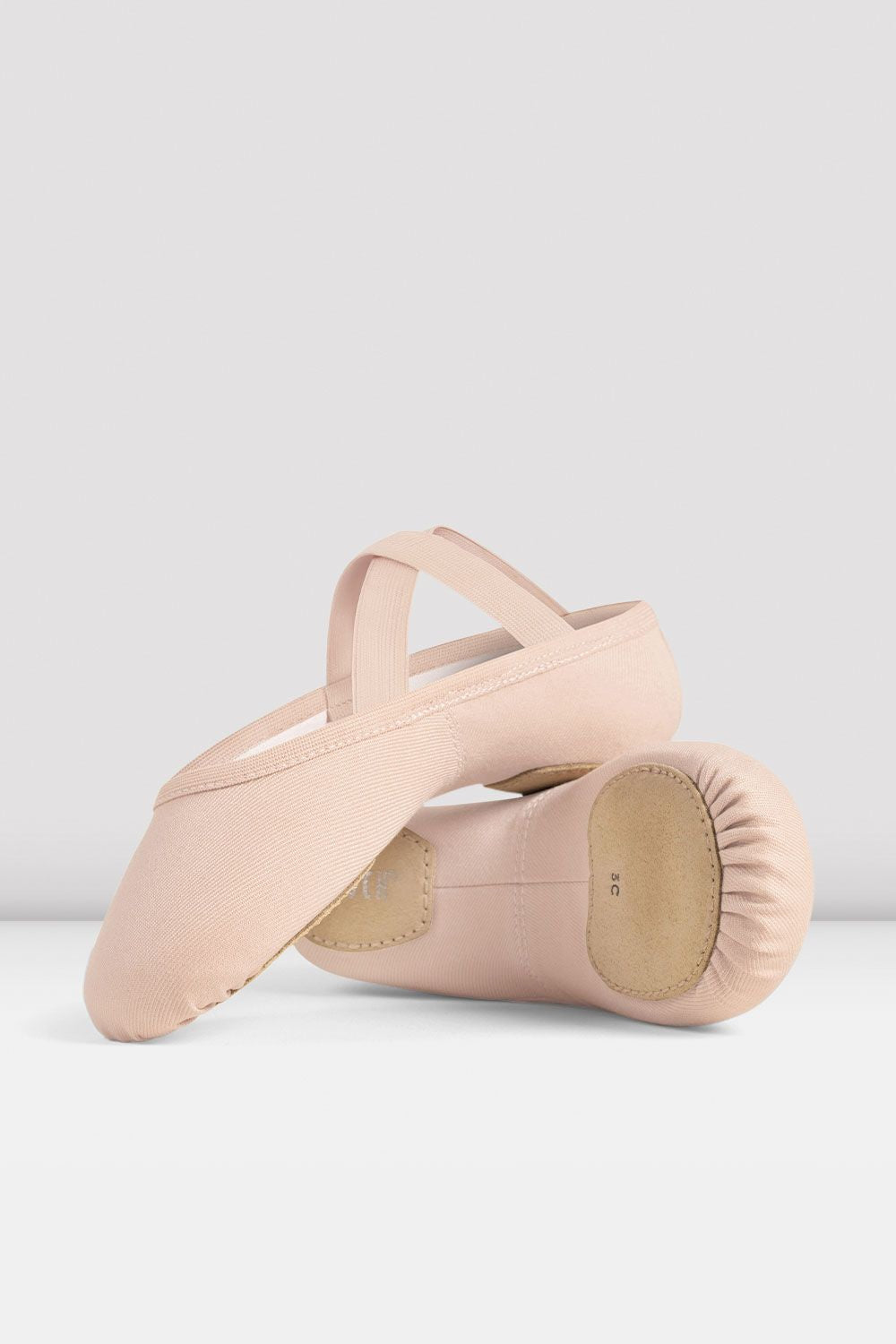 Ladies Performa Stretch Canvas Ballet Shoes, Theatrical Pink