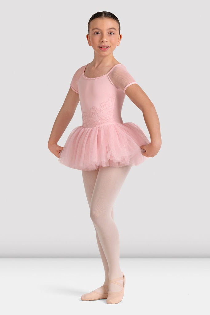 Girls Lucy Floral Cap Sleeve Tutu Dress - BLOCH US
