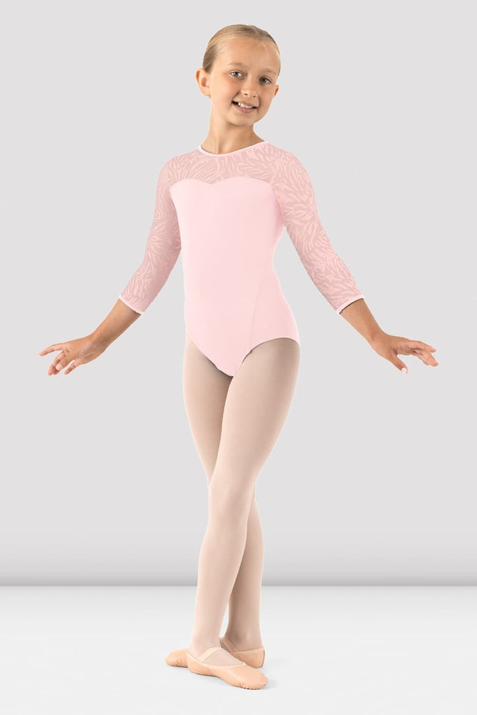 Girls Amelia 3/4 Sleeve Leotard - BLOCH US