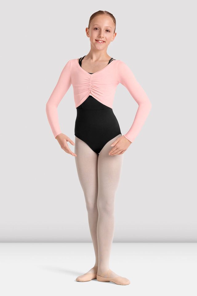 Girls Mirella Kaleidoscope Long Sleeve Top - BLOCH US