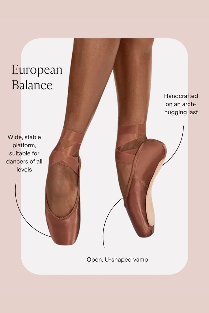 European Balance Pointe Shoes – BLOCH Dance US