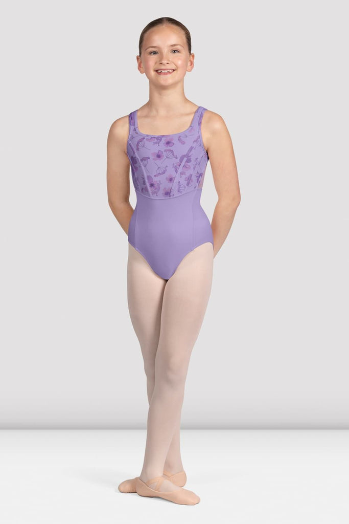 Girls Hadley Floral Tank Leotard - BLOCH US