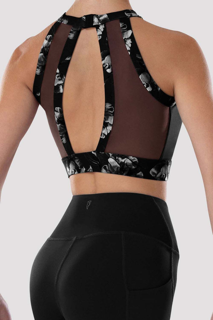 Ladies Reece High Neck Crop Top - BLOCH US