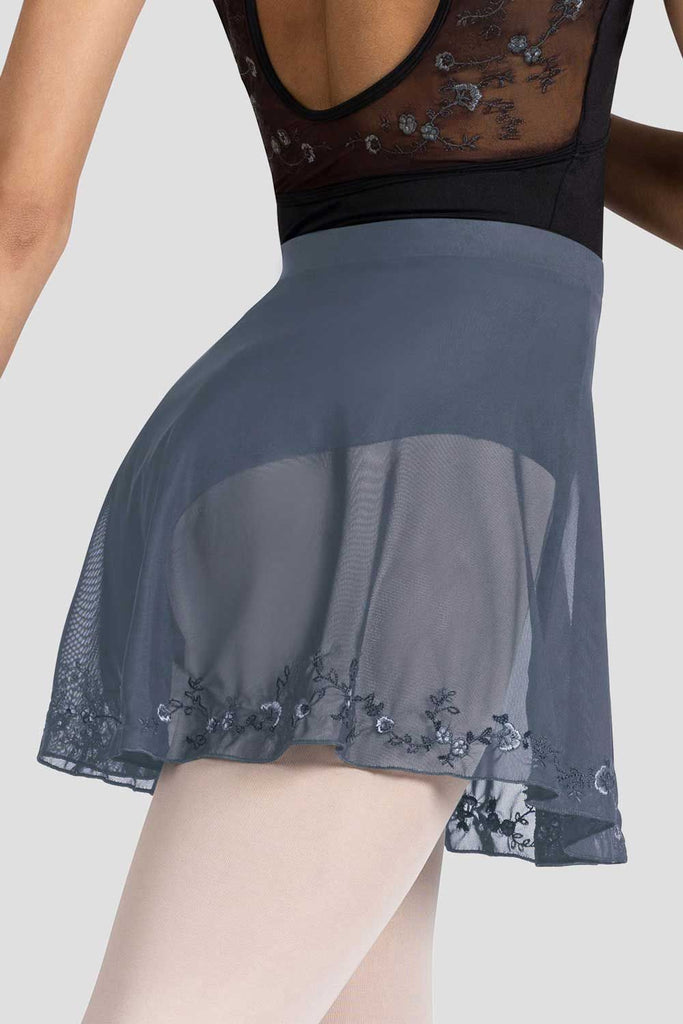 Ladies Hana Floral Mesh Skirt - BLOCH US
