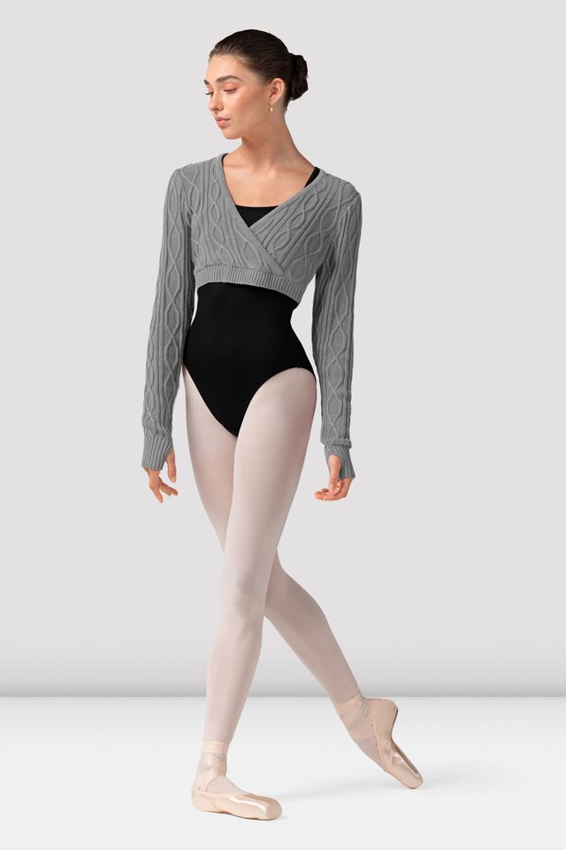 Ladies Atiyah Long Sleeve Wrap Top - BLOCH US