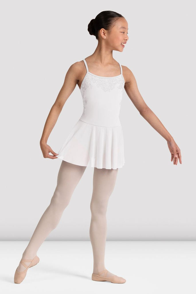 Girls Jesse Floral Skirted Camisole Leotard - BLOCH US