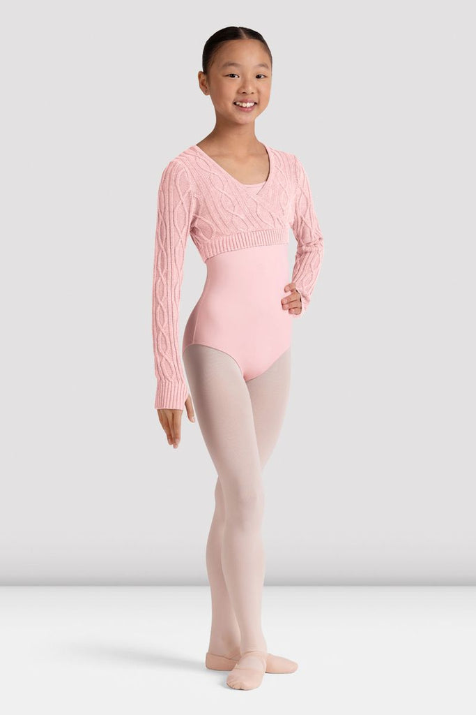 Girls Yalda Long Sleeve Wrap Top - BLOCH US