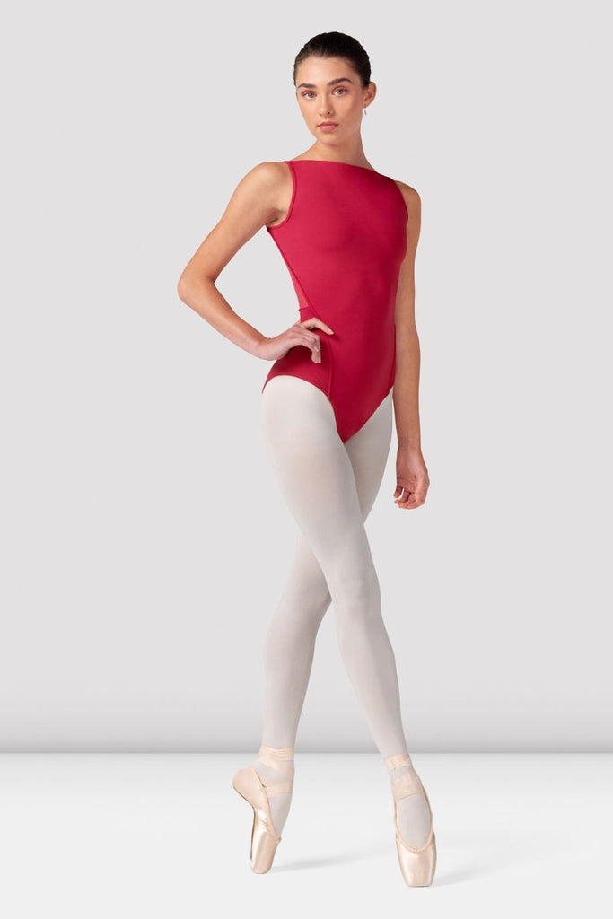 Ladies Emma Floral Boat Neck Leotard - BLOCH US