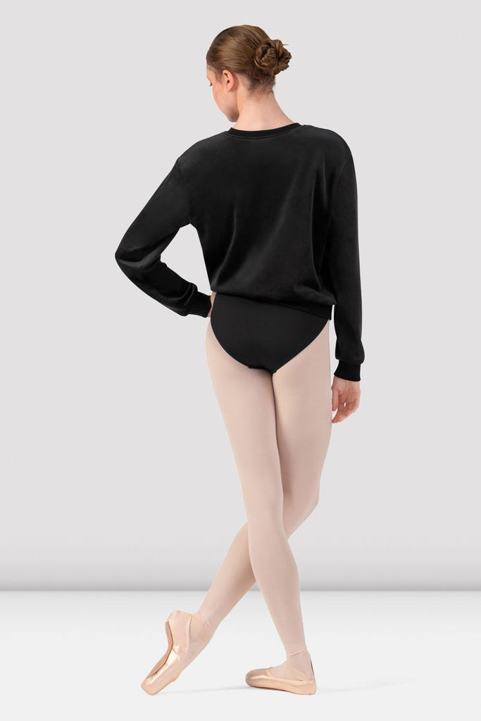 Ladies Caroline Velvet Crew Neck Jumper - BLOCH US