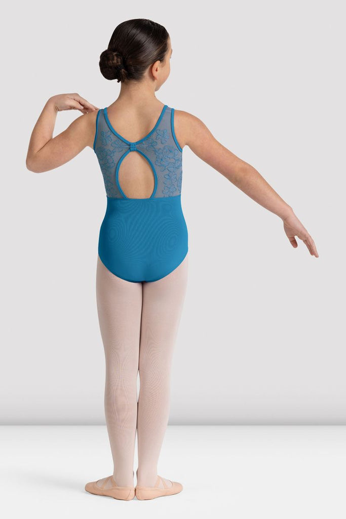Girls Lulu Floral Tank Leotard - BLOCH US