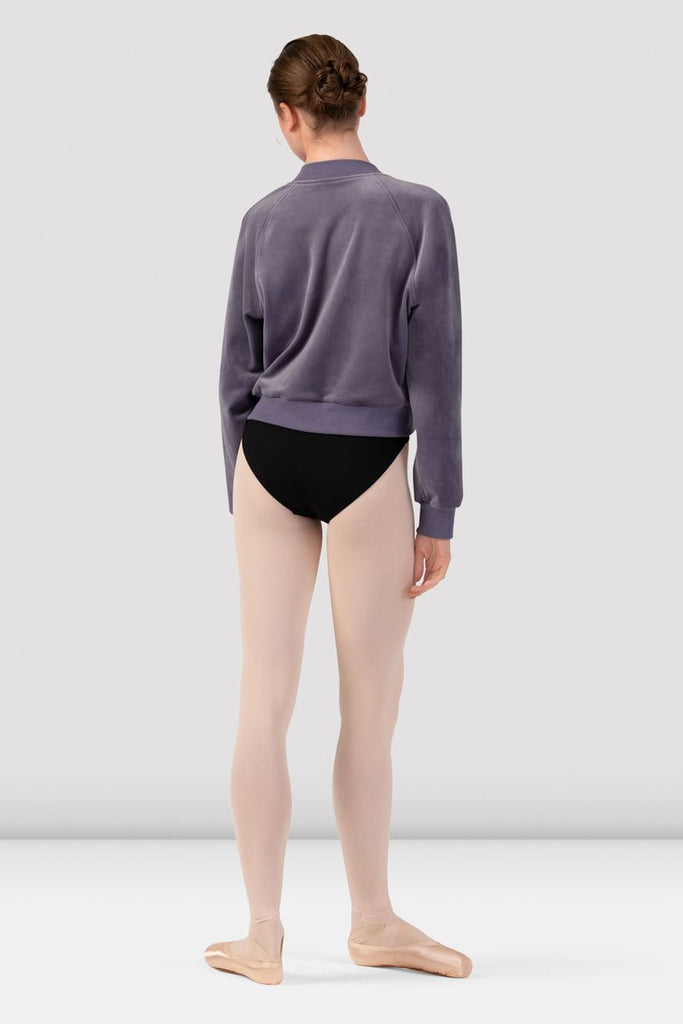 Ladies Amanda Velvet Bomber Jacket - BLOCH US