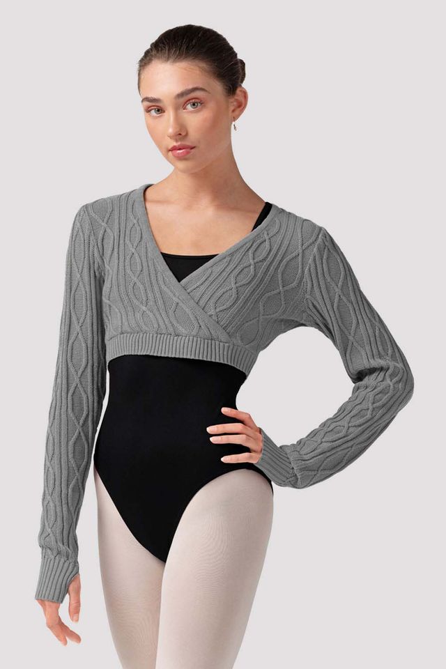 Ladies Atiyah Long Sleeve Wrap Top - BLOCH US