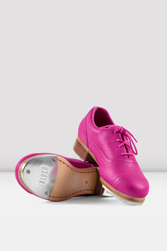 Ladies Jason Samuels Smith Pebble Leather Tap Shoes, Pink BLOCH Dance US Ladies Jason Samuels Smith Pebble Leather Tap Shoes, Pink BLOCH Dance US