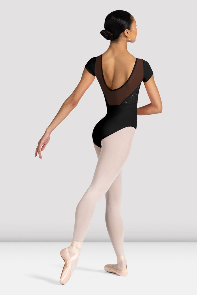 EASTBUDDY Ballet Leotards for Women Dance Leotard for Girls Short Sleeve  Bodysuit with Removeable Bra