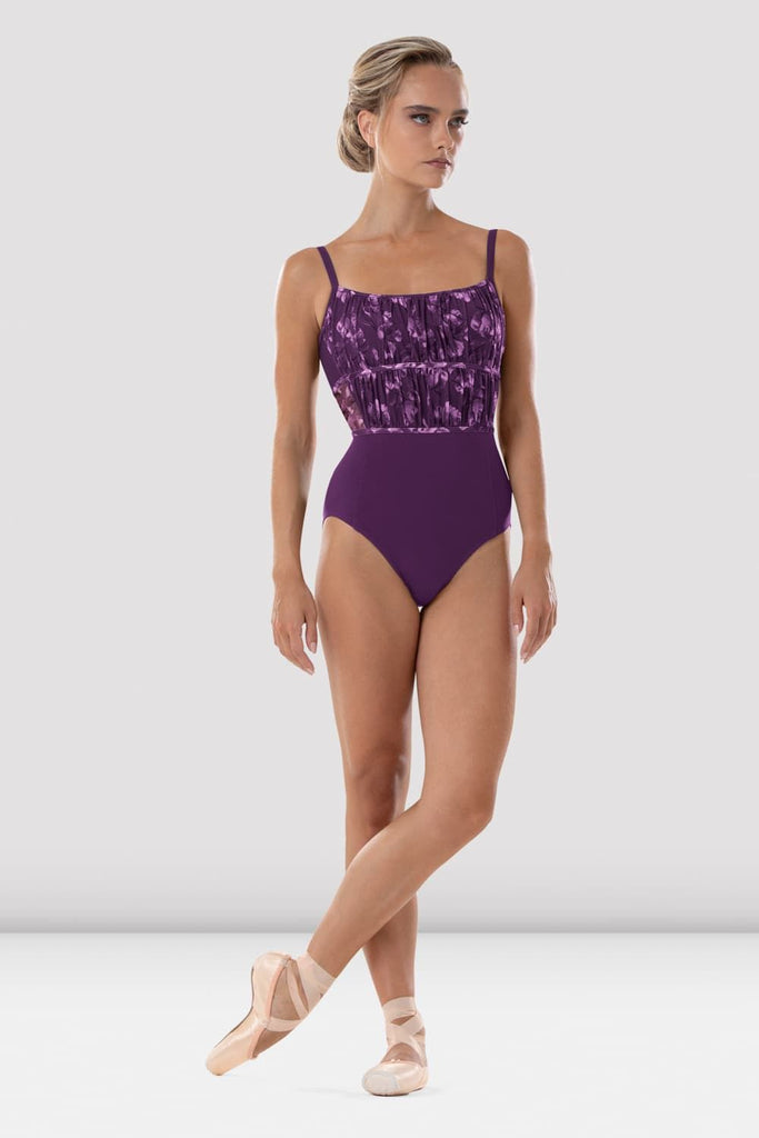 Ladies Ayla Floral Camisole Leotard - BLOCH US