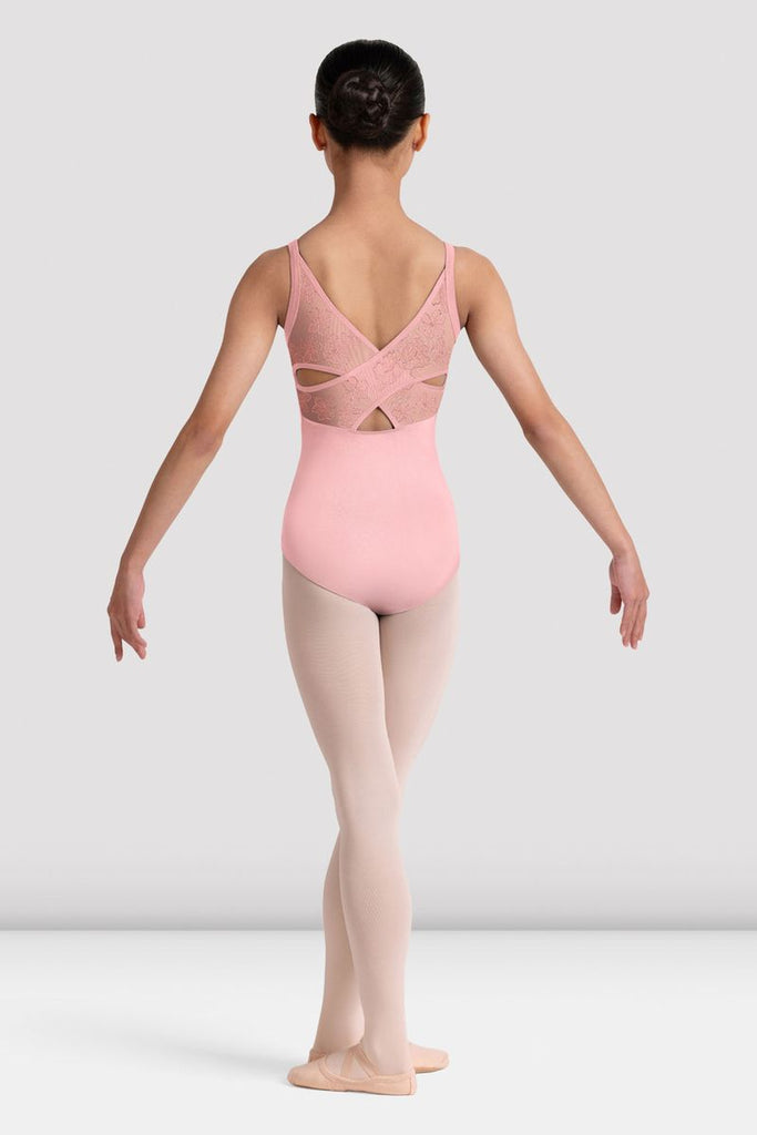 Girls Jazz Floral Cross Back Leotard - BLOCH US