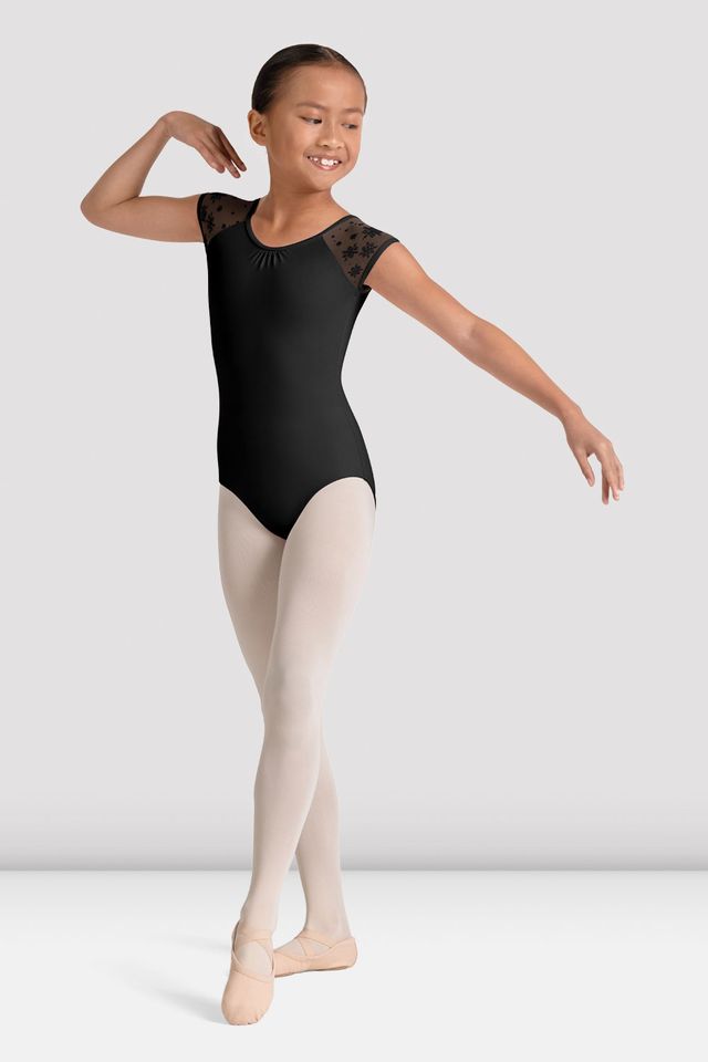 Girls Mirella Kaleidoscope Cap Sleeve Leotard - BLOCH US