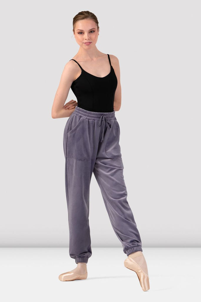 Ladies Gloria Velvet Sweatpant - BLOCH US