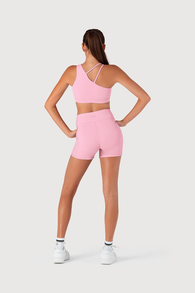 Girls Arch Contrast Rib Short, Pink – BLOCH Dance US